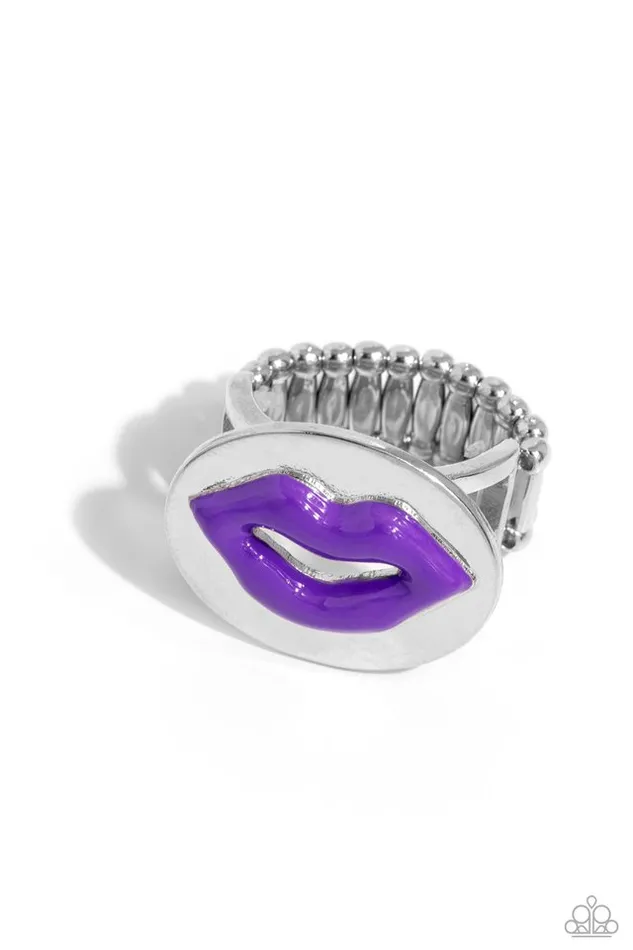 Rings Paparazzi Jewelry Paparazzi Ring Lip Labor Purple Rings Paparazzi Jewelry Paparazzi Ring Lip Labor Purple