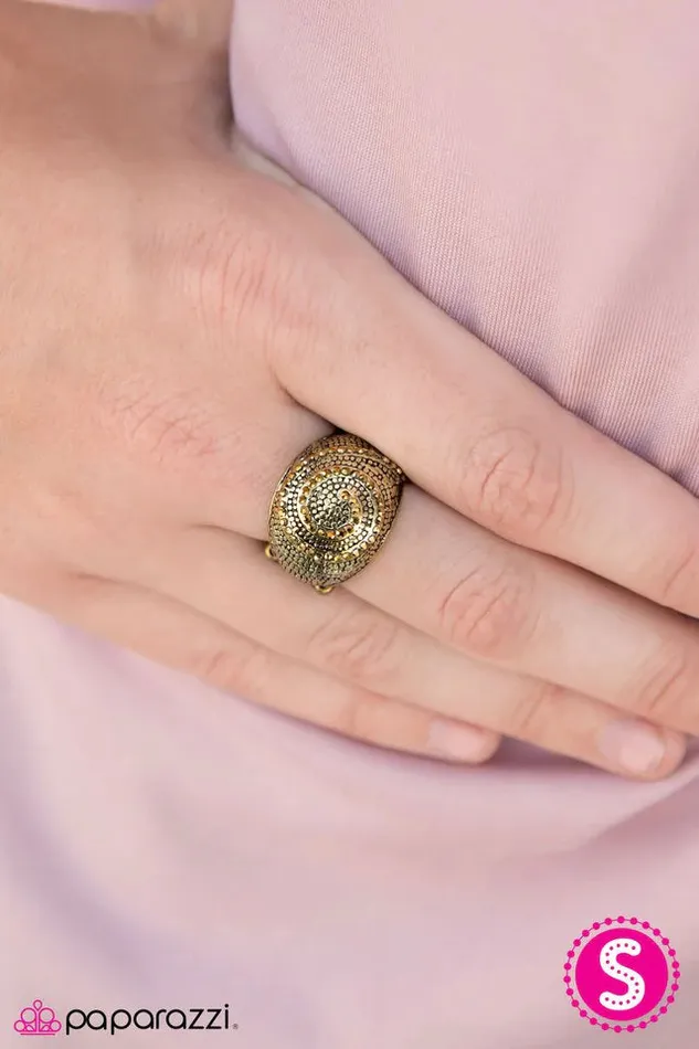 Rings Paparazzi Jewelry Paparazzi Ring Lost In Space Brass
