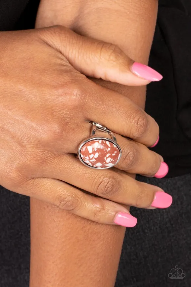 Rings Paparazzi Jewelry Paparazzi Ring Majestic Marbling Brown