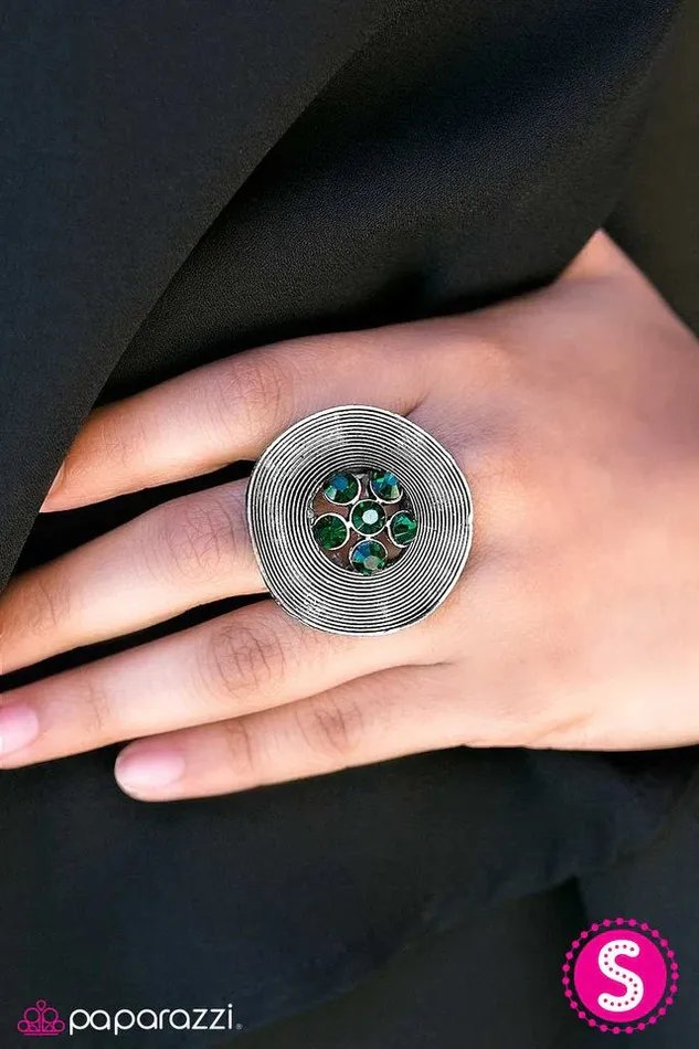 Rings Paparazzi Jewelry Paparazzi Ring Misfit Green