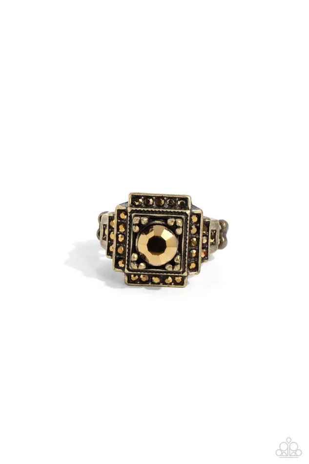 Rings Paparazzi Jewelry Paparazzi Ring Polished Pantheon Brass Rings Paparazzi Jewelry Paparazzi Ring Polished Pantheon Brass