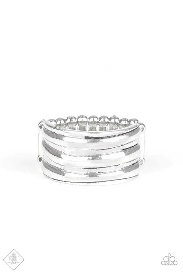 Rings Paparazzi Jewelry Paparazzi Ring Rough Around The Edges Silver