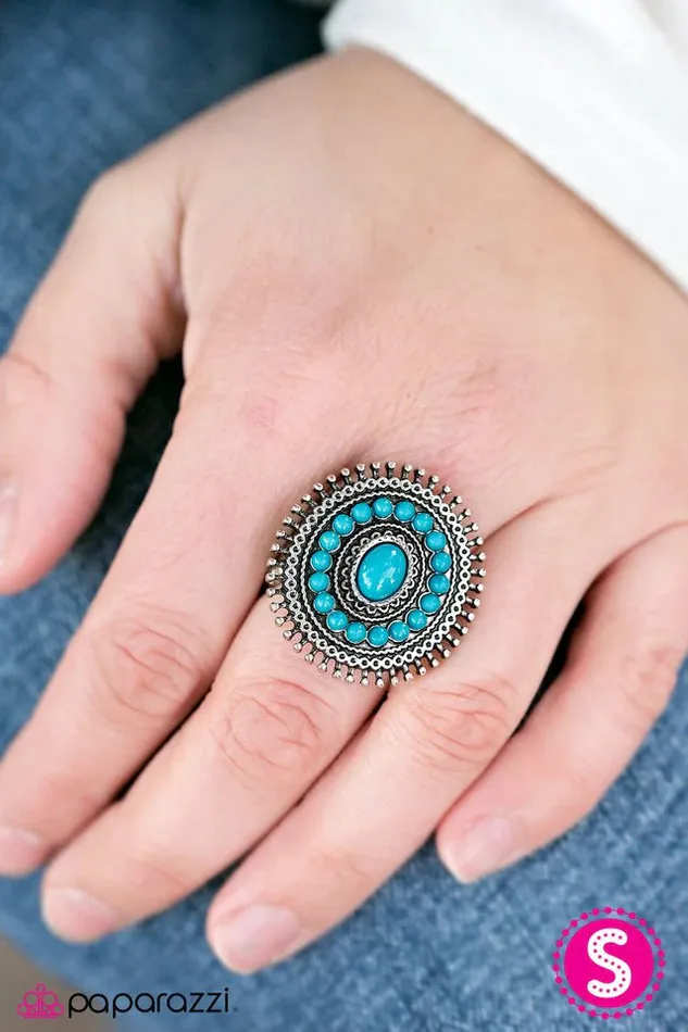 Rings Paparazzi Jewelry Paparazzi Ring Summer Flair Blue
