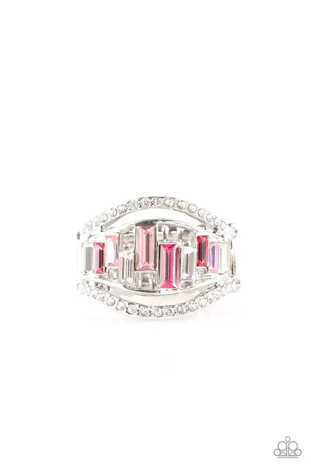 Rings Paparazzi Jewelry Paparazzi Ring Treasure Chest Charm Pink Rings Paparazzi Jewelry Paparazzi Ring Treasure Chest Charm Pink