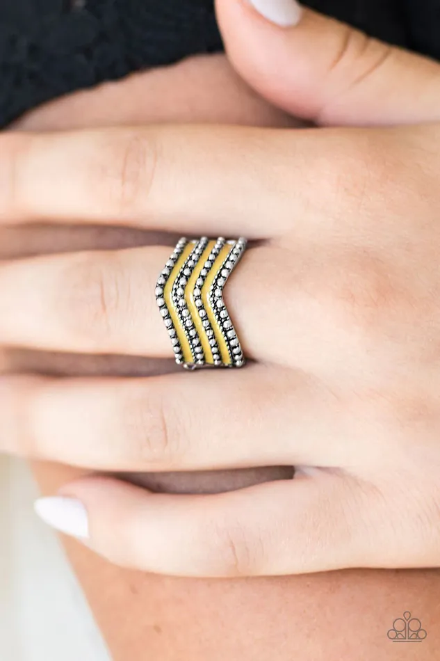 Rings Paparazzi Jewelry Paparazzi Ring Wild Ways Yellow