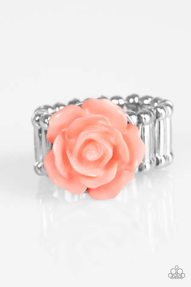 Rings Paparazzi Ring PRIMROSE and Proper Orange Paparazzi Jewelry