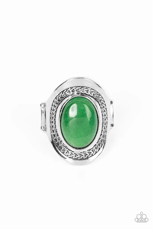 Rings Paparazzi Ring Rockable Refinement Green Paparazzi Jewelry Rings Paparazzi Ring Rockable Refinement Green Paparazzi Jewelry