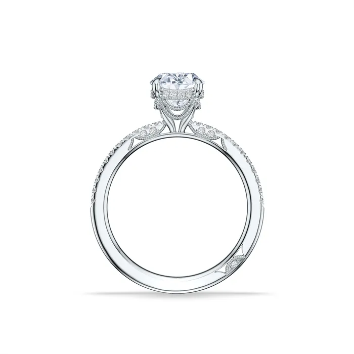 Rings Tacori Tacori Simply Tacori 18K White Gold Diamond Engagement Ring
