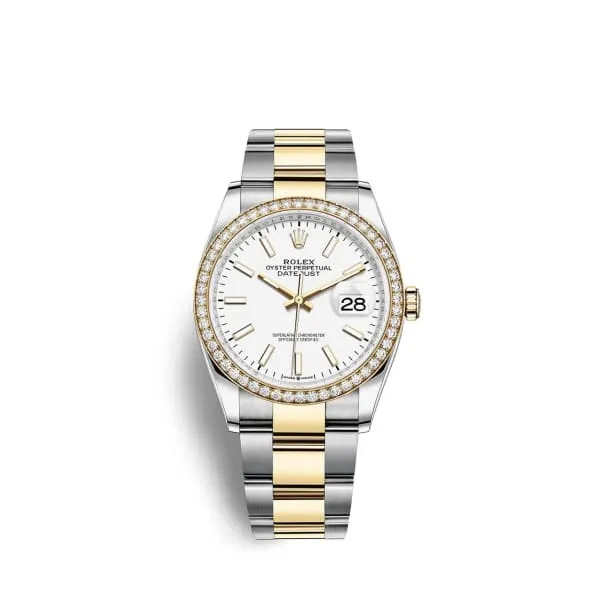 Rolex Bracelets Rolex Datejust 36mm Ref 126283rbr0006 White Stick Dial Two Tone Stainless Steel 18K Yellow Gold Oyster Bracelet Watch Rolex Bracelets Rolex Datejust 36mm Ref 126283rbr0006 White Stick Dial Two Tone Stainless Steel 18K Yellow Gold Oyster Bracelet Watch
