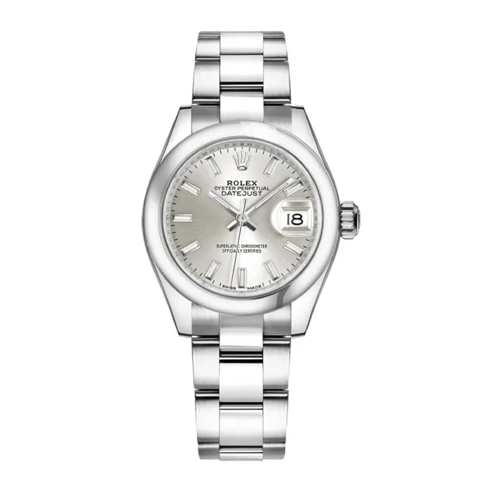 Rolex Bracelets Rolex LadyDatejust 28mm Ref 2791600006 Silver Stick Dial Stainless Steel Oyster Bracelet Womens Watch Rolex Bracelets Rolex LadyDatejust 28mm Ref 2791600006 Silver Stick Dial Stainless Steel Oyster Bracelet Womens Watch