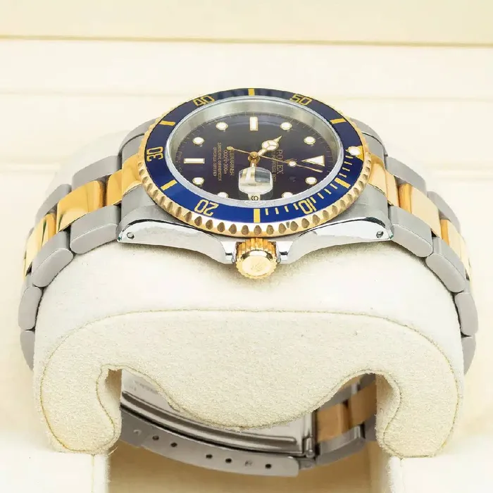Rolex Submariner Date 40mm Ref 16613 Black Dial Two Tone Stainless Steel 18K Yellow Gold Oyster Bracelet Watch Rolex Bracelets