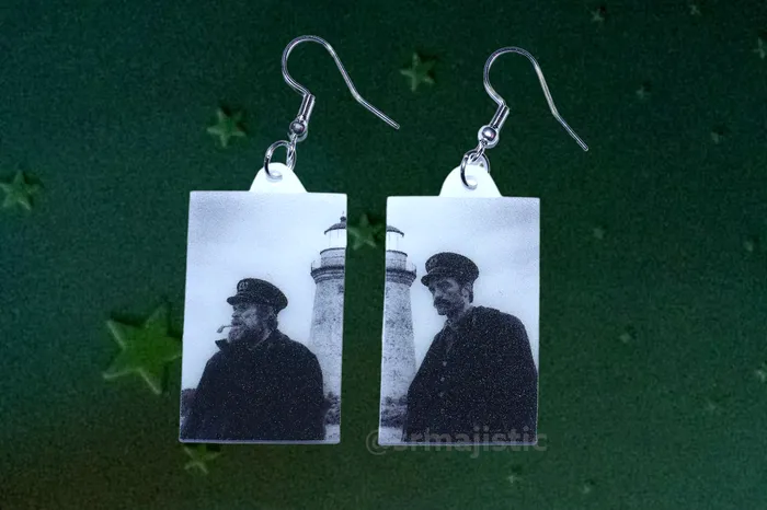 Sam Makes Things Earrings The Lighthouse Split Frame Still Handmade Earrings