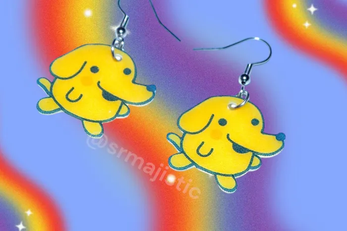 Tamagotchi Characters Handmade Earrings Sam Makes Things Earrings