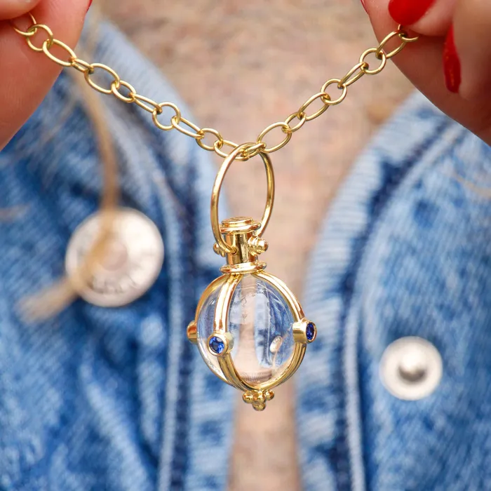 Temple St Clair Necklaces Temple St Clair Ribbon Chain Necklace