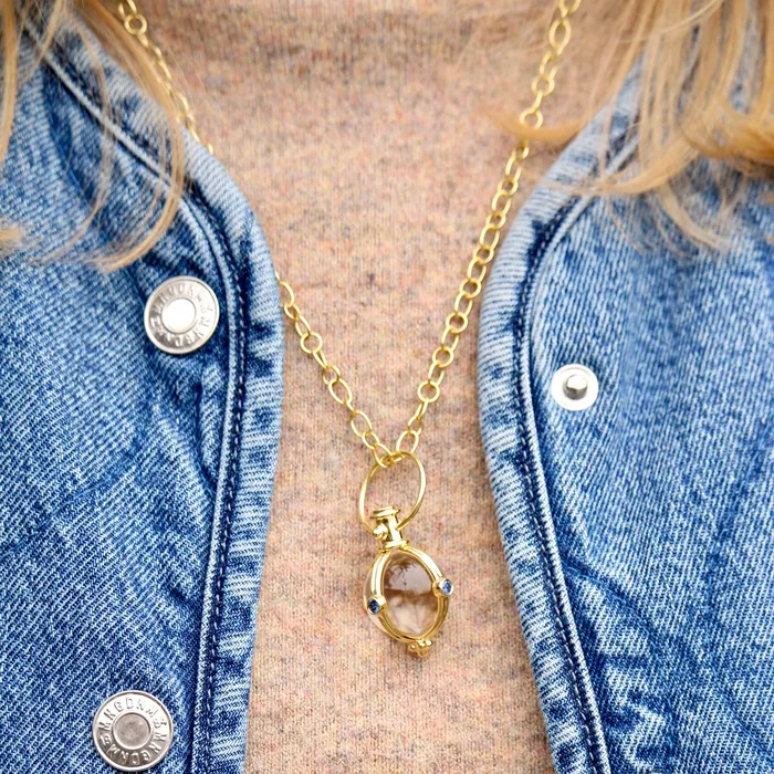 Temple St Clair Necklaces Temple St Clair Ribbon Chain Necklace