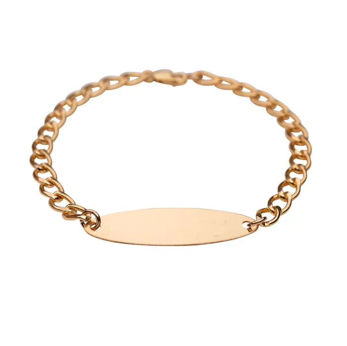 TheRoseGypsy Bracelets Gold Filled Neptune ID Bracelet