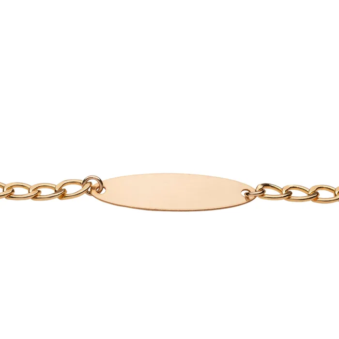 TheRoseGypsy Bracelets Gold Filled Neptune ID Bracelet