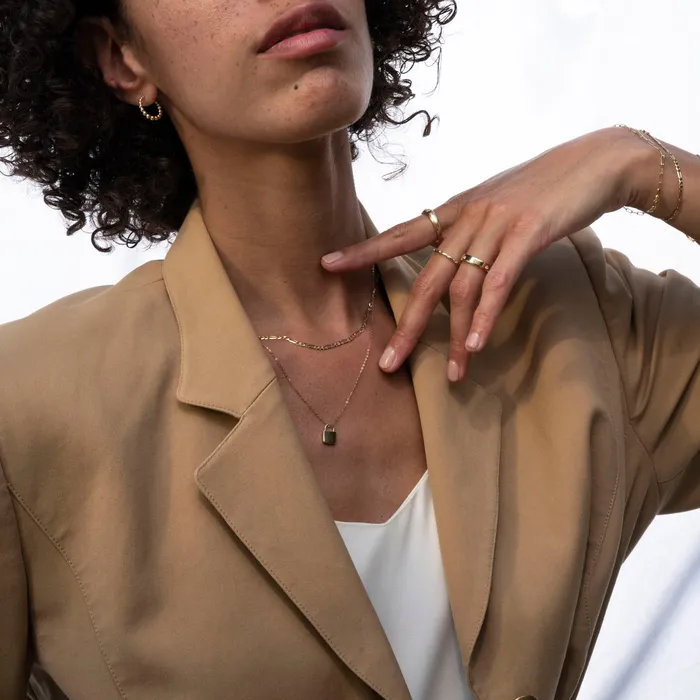TheRoseGypsy Necklaces 14k Padlock Necklace