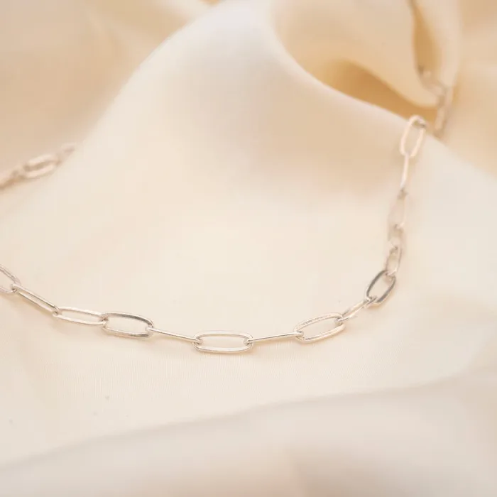 TheRoseGypsy Necklaces Silver Rectangle Necklace