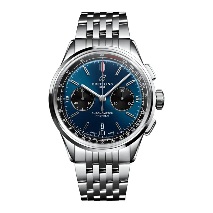 Watches Breitling Premier B01 Chronograph 42 Stainless Steel Blue dial Watch AB0118221C1A1 Breitling Watches Breitling Premier B01 Chronograph 42 Stainless Steel Blue dial Watch AB0118221C1A1 Breitling