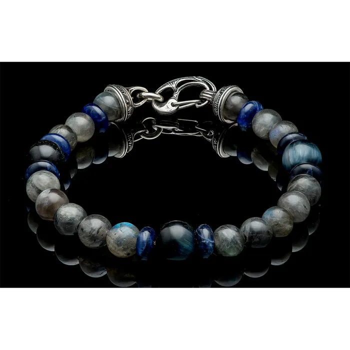 William Henry Bracelets William Henry Magician Bracelet with Labradorite and Sodalite William Henry Bracelets William Henry Magician Bracelet with Labradorite and Sodalite