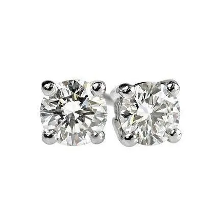 2 Carat Natural Earth Mined Diamond Earrings GB Earrings