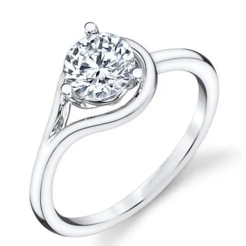 2 Ct Round Cut Solitaire Natural Earth Mined Diamond Anniversary Ring White Gold GB Rings 2 Ct Round Cut Solitaire Natural Earth Mined Diamond Anniversary Ring White Gold GB Rings