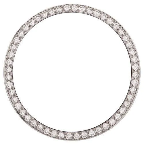 3 Carats 34 mm Mined Diamond Round Custom Bezel To Fit Rolex Date All Watch Models GB Watches 3 Carats 34 mm Mined Diamond Round Custom Bezel To Fit Rolex Date All Watch Models GB Watches
