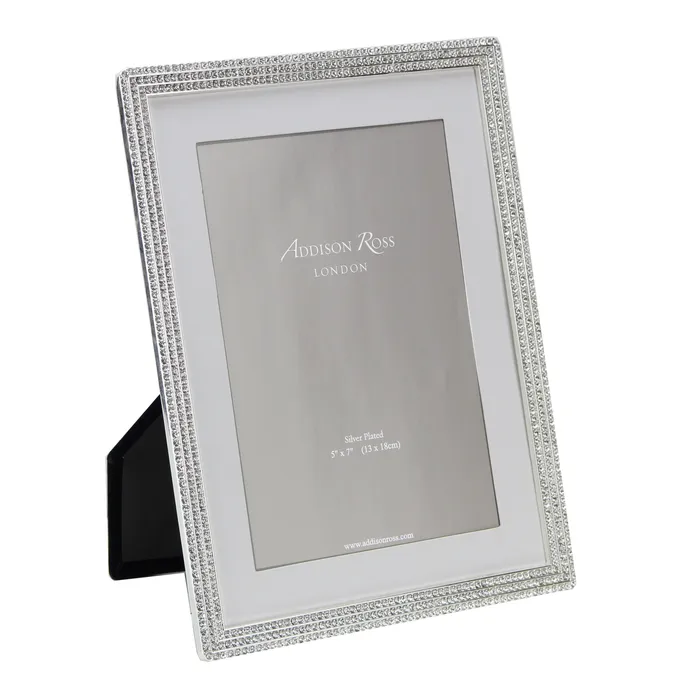 Addison Ross Addison Ross 5x7 Diamante Beatrice SilverPlated Photo Frame Rings Addison Ross Addison Ross 5x7 Diamante Beatrice SilverPlated Photo Frame Rings