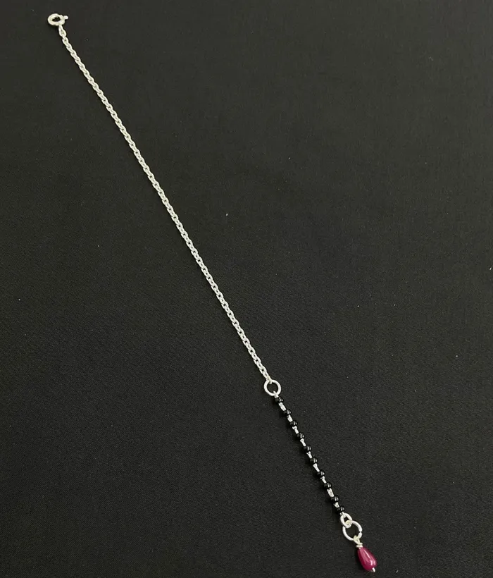 Bharati Bracelets The Zohra Silver Mangalsutra Bracelet