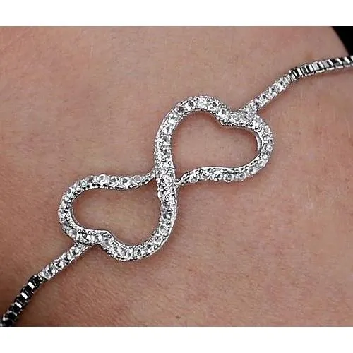 Bracelets GB Natural Earth Mined Diamond Bracelet Heart 4 Carats Women Jewelry 14K Bracelets GB Natural Earth Mined Diamond Bracelet Heart 4 Carats Women Jewelry 14K