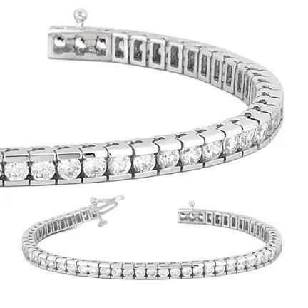 Bracelets GB Round Channel Natural Earth Mined Diamond Tennis Bracelet Solid Gold Jewelry 855 Ct Bracelets GB Round Channel Natural Earth Mined Diamond Tennis Bracelet Solid Gold Jewelry 855 Ct