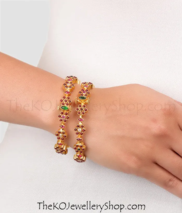 Bracelets Silversmith The Puspavat Silver Navarathna Gemstone BraceletSize 22242628 Bracelets Silversmith The Puspavat Silver Navarathna Gemstone BraceletSize 22242628