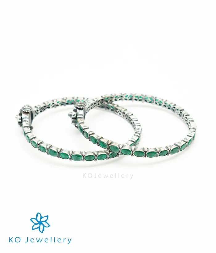 Bracelets The Arohi Silver Kemp Bracelet OxidisedSize222426 Silversmith