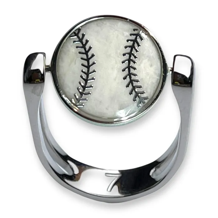 CONQUERing Rings Sports Crystal Ring