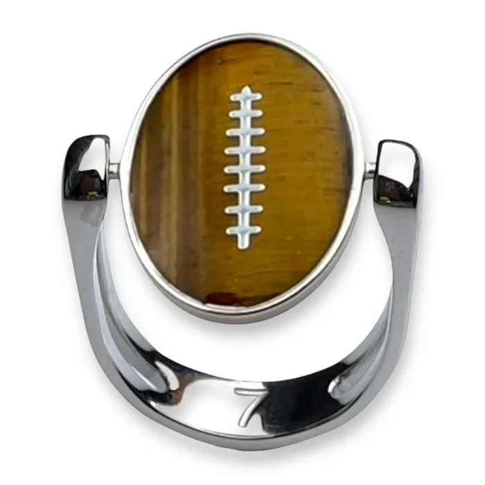 CONQUERing Rings Sports Crystal Ring