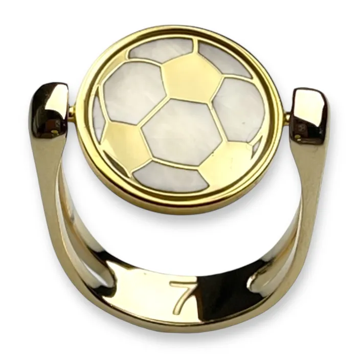 CONQUERing Rings Sports Crystal Ring