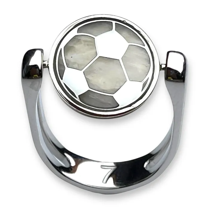 CONQUERing Rings Sports Crystal Ring