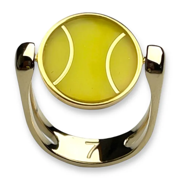 CONQUERing Rings Sports Crystal Ring