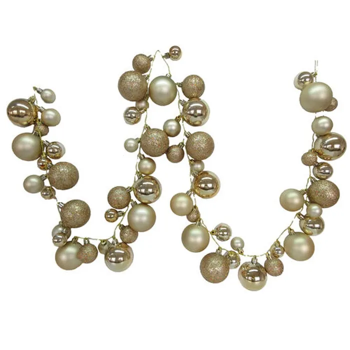 December Diamonds December Diamonds Winter Melody 6 Plastic Gold Ball Garland PreStyled Sets December Diamonds December Diamonds Winter Melody 6 Plastic Gold Ball Garland PreStyled Sets