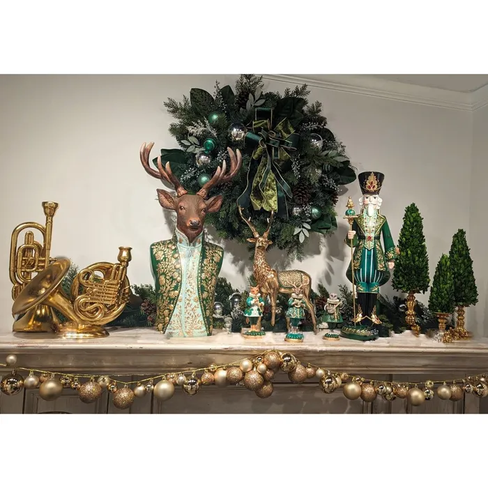 December Diamonds December Diamonds Winter Melody 6 Plastic Gold Ball Garland PreStyled Sets December Diamonds December Diamonds Winter Melody 6 Plastic Gold Ball Garland PreStyled Sets