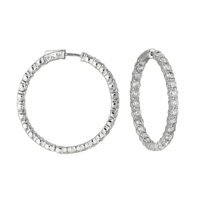 Earrings 8ct Natural Earth Mined Diamond Earrings For Sale GB