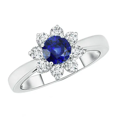 Earrings Gold Natural Earth Mined Diamond Jewelry Flower Style Halo Round Ceylon Sapphire 3 Carats HarryChadEntcom Earrings Gold Natural Earth Mined Diamond Jewelry Flower Style Halo Round Ceylon Sapphire 3 Carats HarryChadEntcom