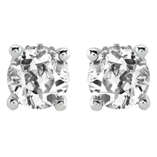 Earrings HarryChadEntcom Round Solitaire Stud Earrings 5 Ct Old Cut White Gold 14K Natural Diamond Earrings HarryChadEntcom Round Solitaire Stud Earrings 5 Ct Old Cut White Gold 14K Natural Diamond