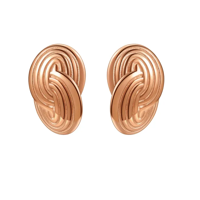 Earrings Hey Happiness Interlocking Circles Oversized Stud Earrings Waterproof Earrings Hey Happiness Interlocking Circles Oversized Stud Earrings Waterproof