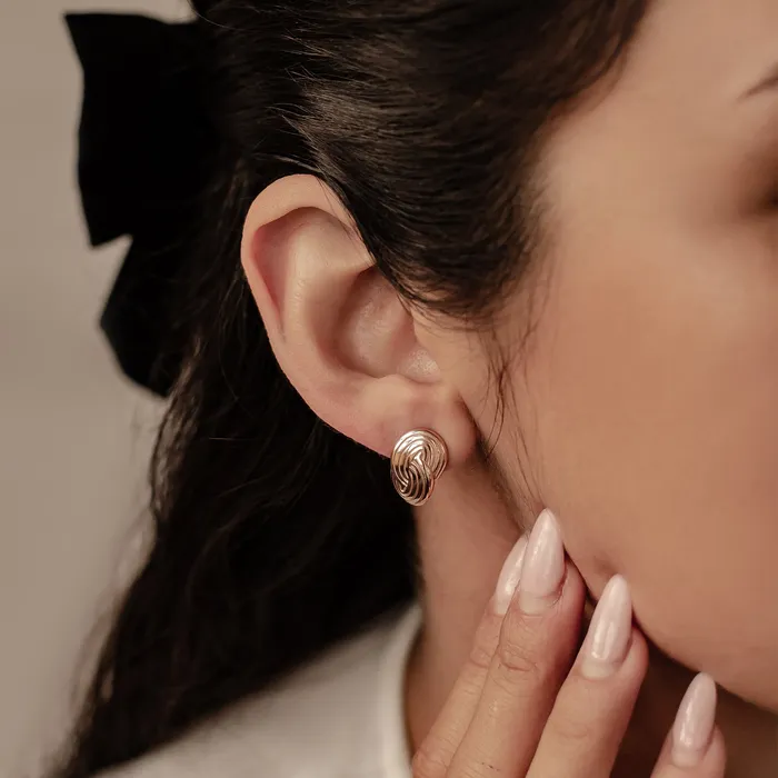 Earrings Hey Happiness Interlocking Circles Oversized Stud Earrings Waterproof Earrings Hey Happiness Interlocking Circles Oversized Stud Earrings Waterproof
