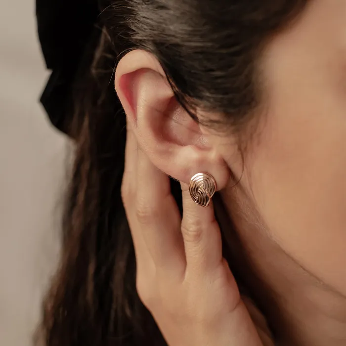 Earrings Hey Happiness Interlocking Circles Oversized Stud Earrings Waterproof Earrings Hey Happiness Interlocking Circles Oversized Stud Earrings Waterproof