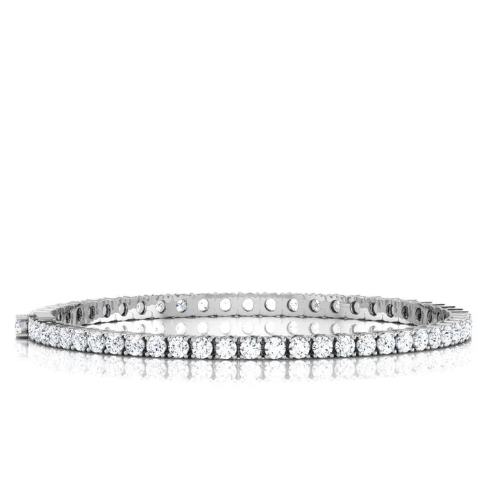 GB Bracelets 9 Ct Round Prong Setting Natural Earth Mined Diamond Tennis Bracelet White Gold Jewelry GB Bracelets 9 Ct Round Prong Setting Natural Earth Mined Diamond Tennis Bracelet White Gold Jewelry
