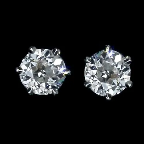 GB Old Miner Natural Earth Mined Diamond studs earrings 1 carat Earrings GB Old Miner Natural Earth Mined Diamond studs earrings 1 carat Earrings