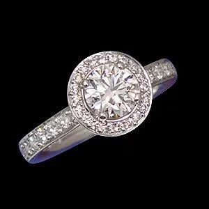 GB Rings 201 Carat Halo Natural Earth Mined Diamonds Royal Engagement Ring White Gold GB Rings 201 Carat Halo Natural Earth Mined Diamonds Royal Engagement Ring White Gold